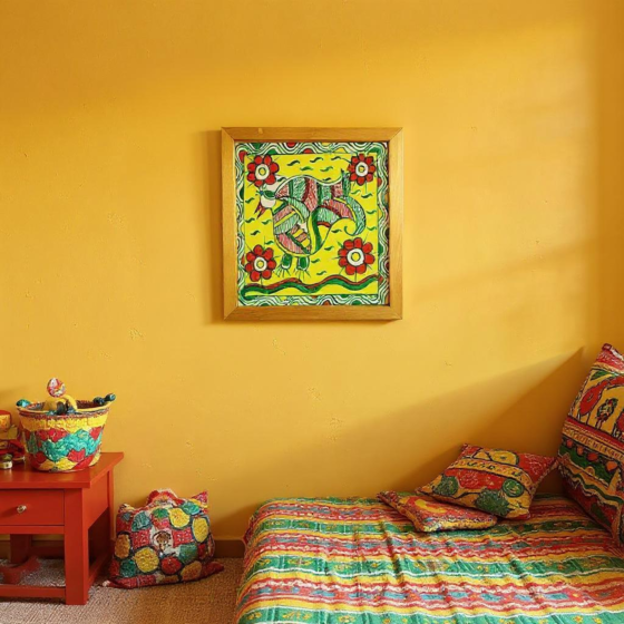 Manjusha Painting | Manjusha Art | 8 x 8 Inches