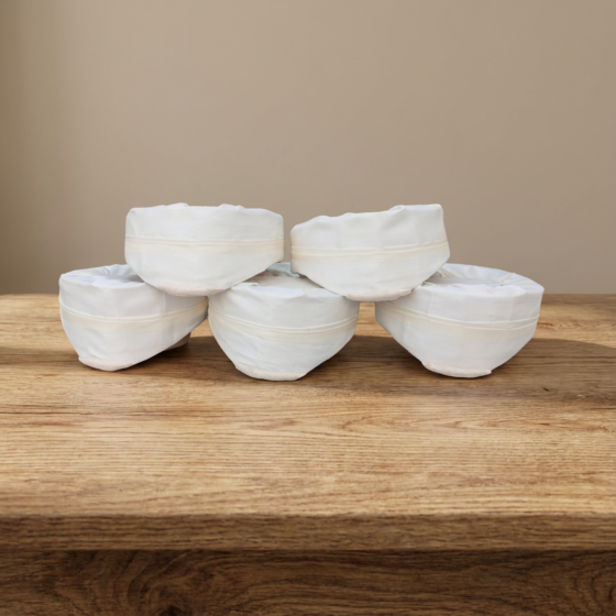 Handmade Mithila Silk Cream Paag 