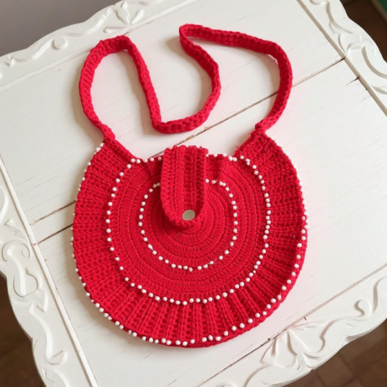 Handmade ladies Bag - Red