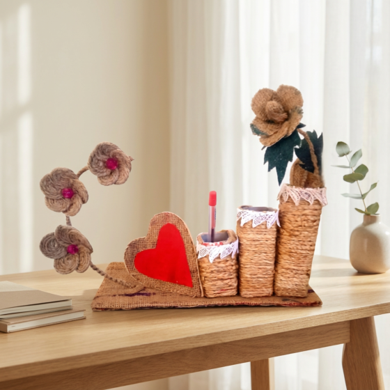 JUTE DESK ORGANIZER CV0160