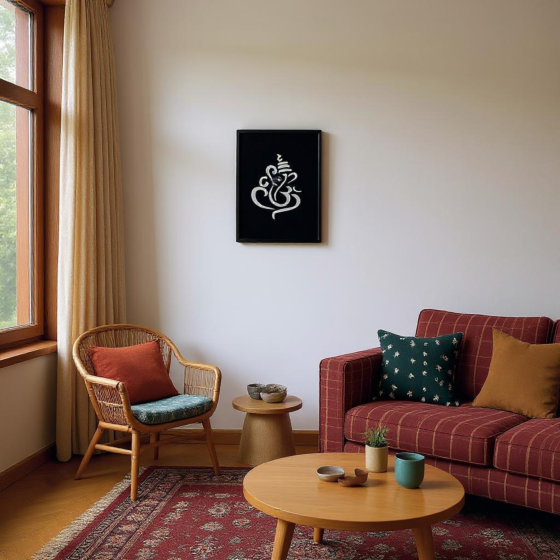 Fishscale Lord Ganesh Artwork