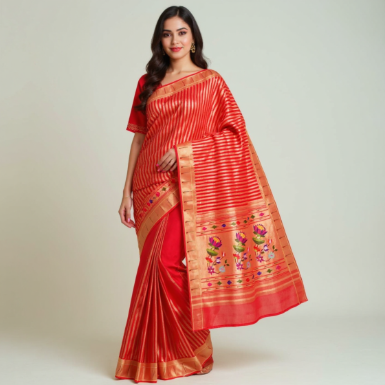 Paithani pattu saree