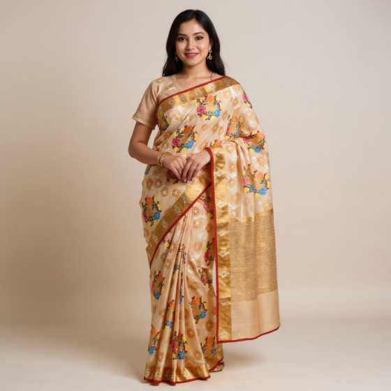 Kota Doria Tissue Sari