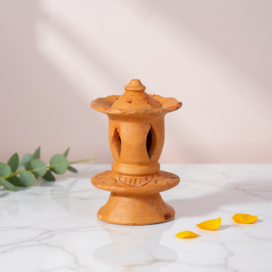 Terracotta Diya Holder 