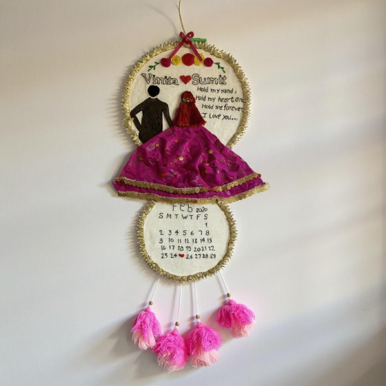 Handmade Hoop Art (Sample) 