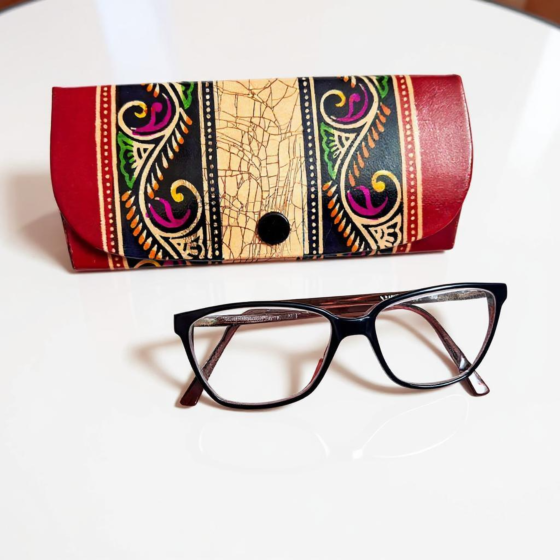 Handcrafted Leather Spectacle Case | 15x8x7 cm