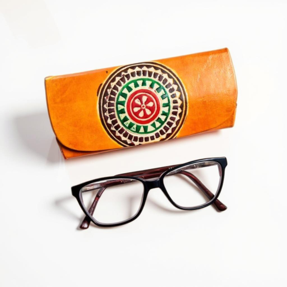 Handcrafted Leather Spectacle Case | 15x8x7 cm