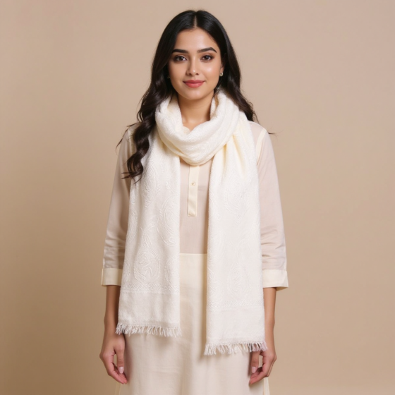 Kullu Pure Pashmina Woollen Shawl