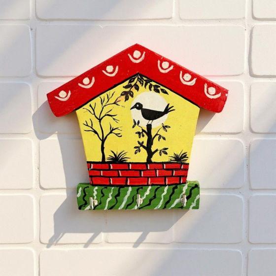 Handcrafted Wooden Key Holder