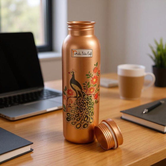 Copper Water Bottle | 900 ML