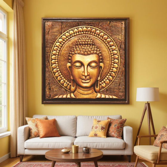 Buddha Face Wall Artwork
