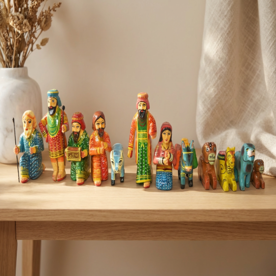 Wooden Christmas Set