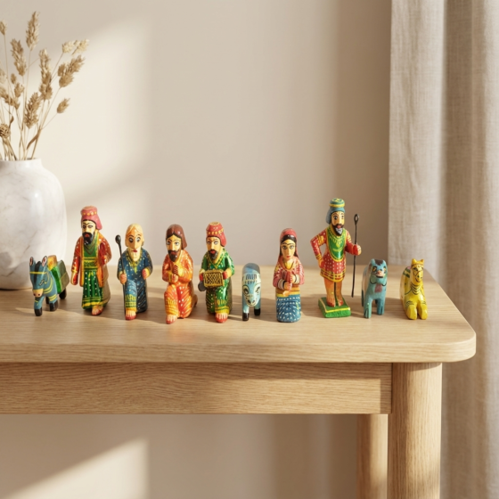 Wooden Christmas Set | Small