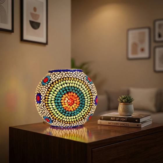 Handcrafted Mosaic Table Lamp
