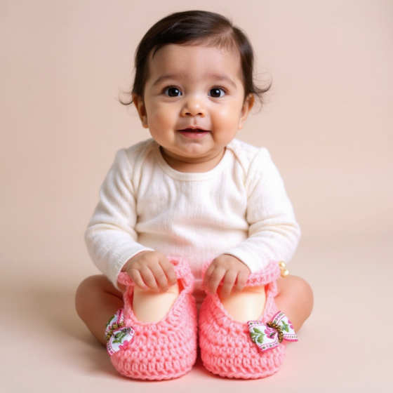 Crochet Baby Booties 