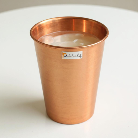Copper Water Glass | 450 ML