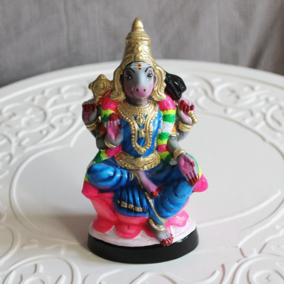 Handcrafted Goddess Sri Varahi Amman Idol | 30x20x13 cm