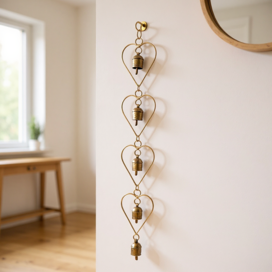 Handcrafted Copper Bell Door Hanging