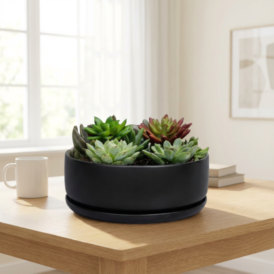 New sai Flower pot & saucer