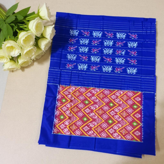 Handwoven Pochampally Ikkat Silk Saree | 550x112 cm