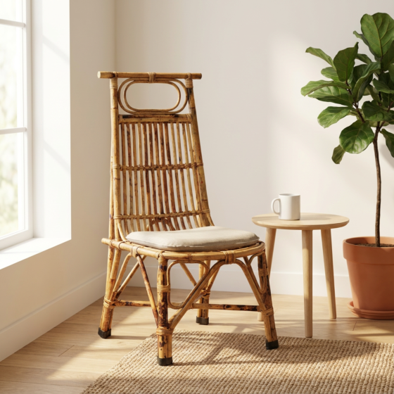CANE and Bamboo Premium Chair