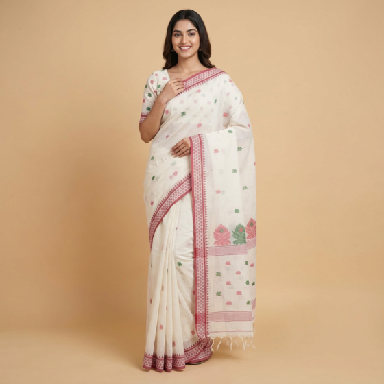 Soft cotton saree