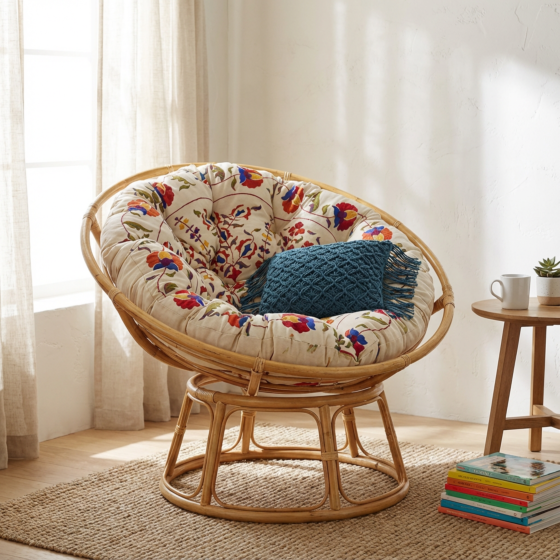 Cane Oval Shape Chair