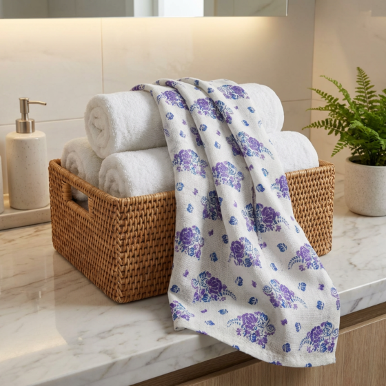 Handmade Printed Thorth|White