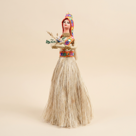 Handmade Jute Doll|Off White 