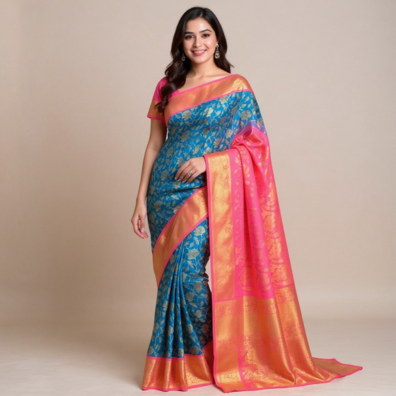 HANDLOOM DHARMAVARAM SILK SAREE