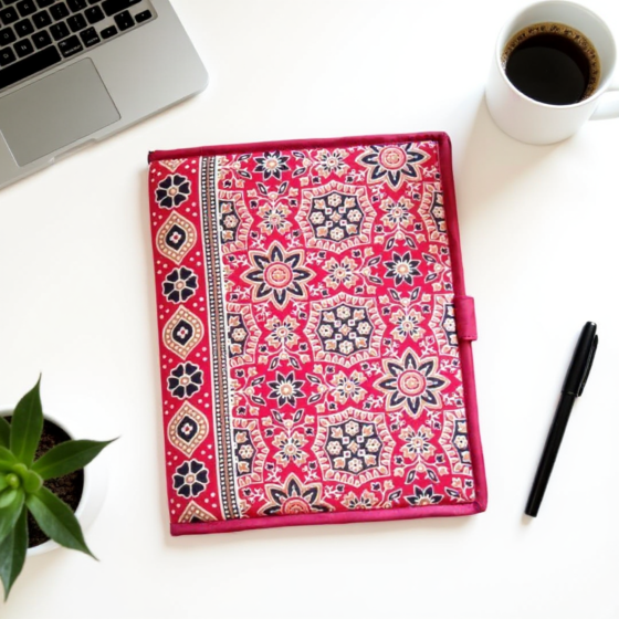 Rajasthani Cloth File folder 