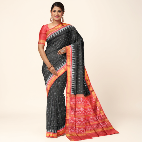 Single Ikat Patola Silk Saree