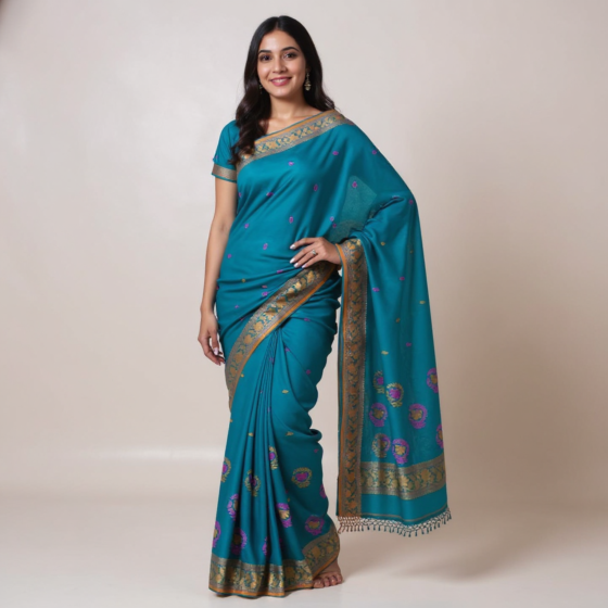 Cotton saree with Blouse Piece