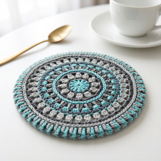 Handcrafted Coaster - Blue