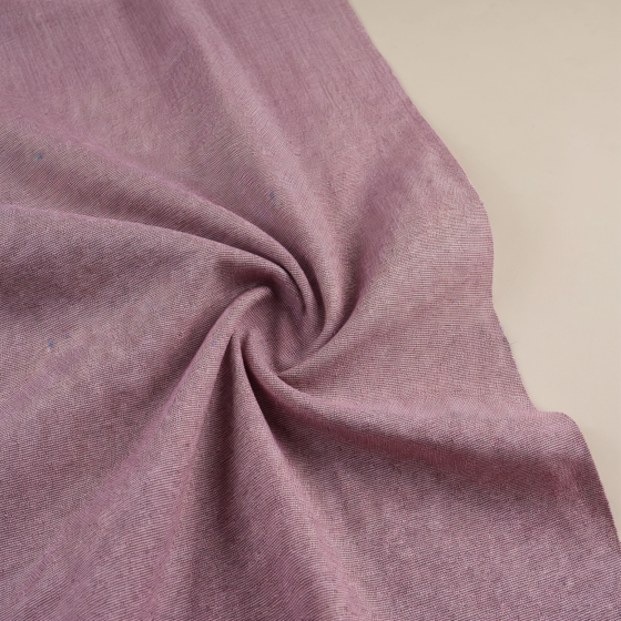 Handloom Cotton Unstitched Shirt Fabric|Pink