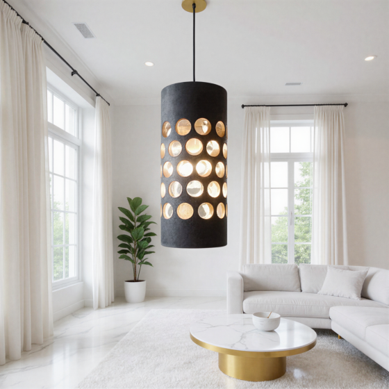Bamboo Cylinderal Hanging lamp