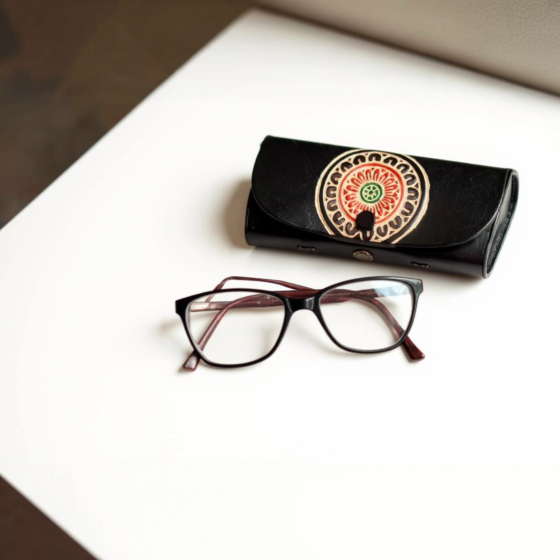 Handcrafted Leather Spectacle Case | 15x8x7 cm