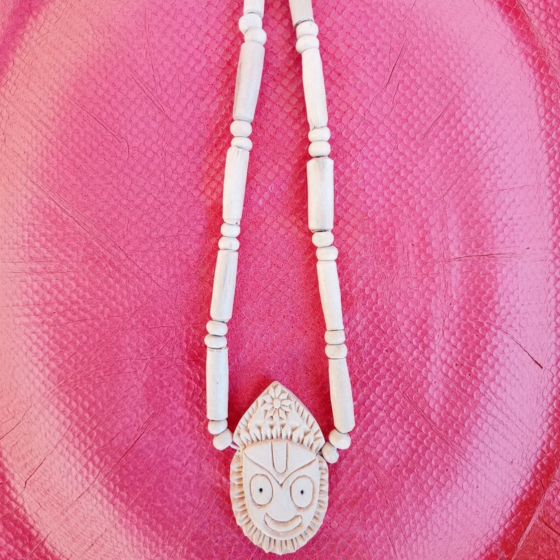 Handcrafted Tulsi Kanthi Mala | Lord Jagannath 