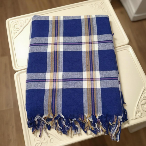 Dhaga Vishwas ka Handloom Double Bedsheet with Pillow Covers 