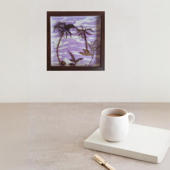 Calmness Frame- Home decor from dry leaves