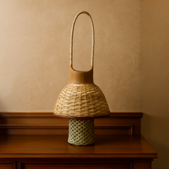 BAMBOO PETROMAX LAMP