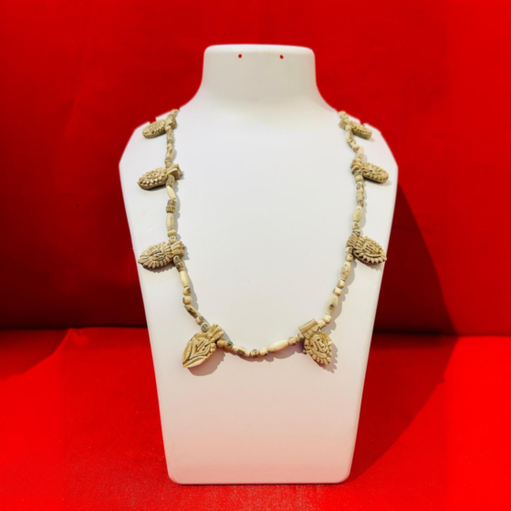 Handcrafted Tulsi Kanthi Mala | 48 x 5 x 0.5 cm