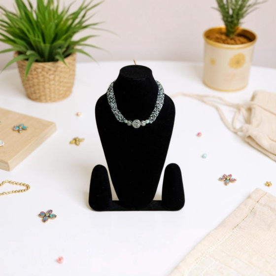 BLUE MULTI COLOR NECKLACE 