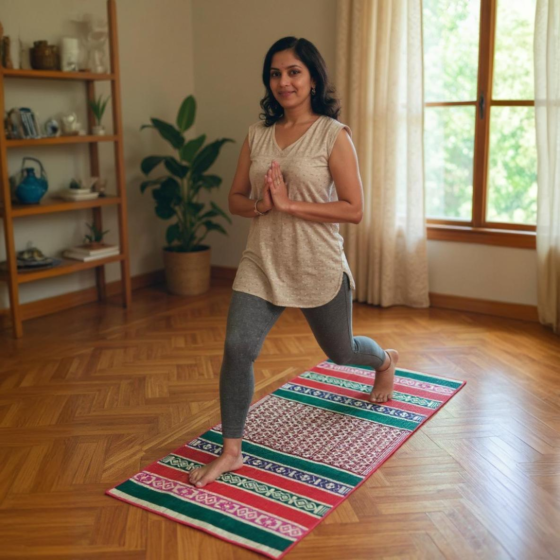 Handwoven River Grass Yoga Mat