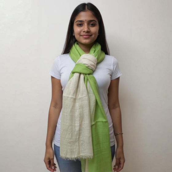Silk Cotton Tie & Dye Scarf