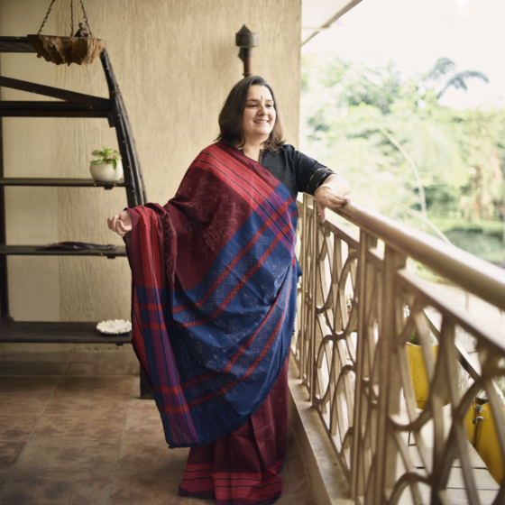 Handloom Tangaliya Saree | Maroon