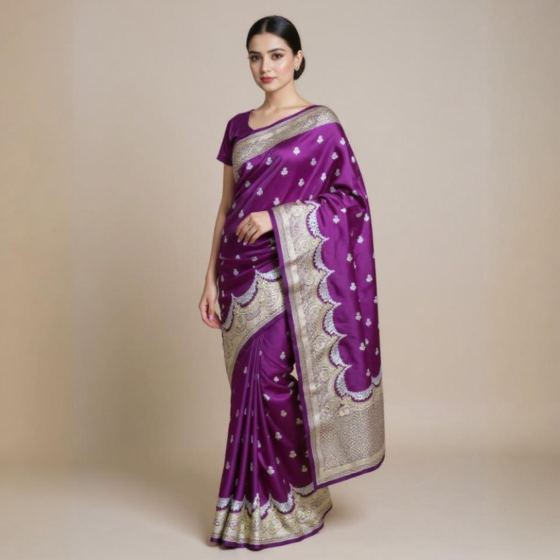 Banarasi Pure Silk Karua Saree