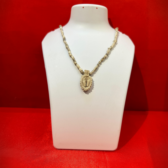 Handcrafted Tulsi Kanthi Mala | 48x1.5x0.5 cm