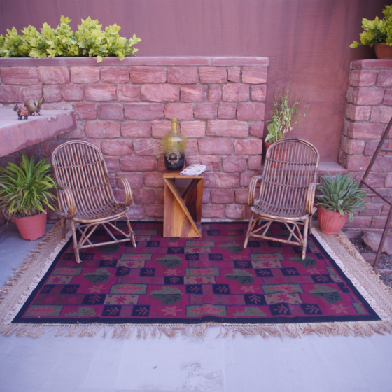 Traditional Handmade Rug | Pink Mix