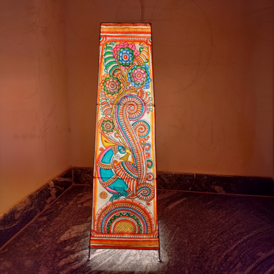 25 Inches Handmade Squared Shaped Floor Lamp